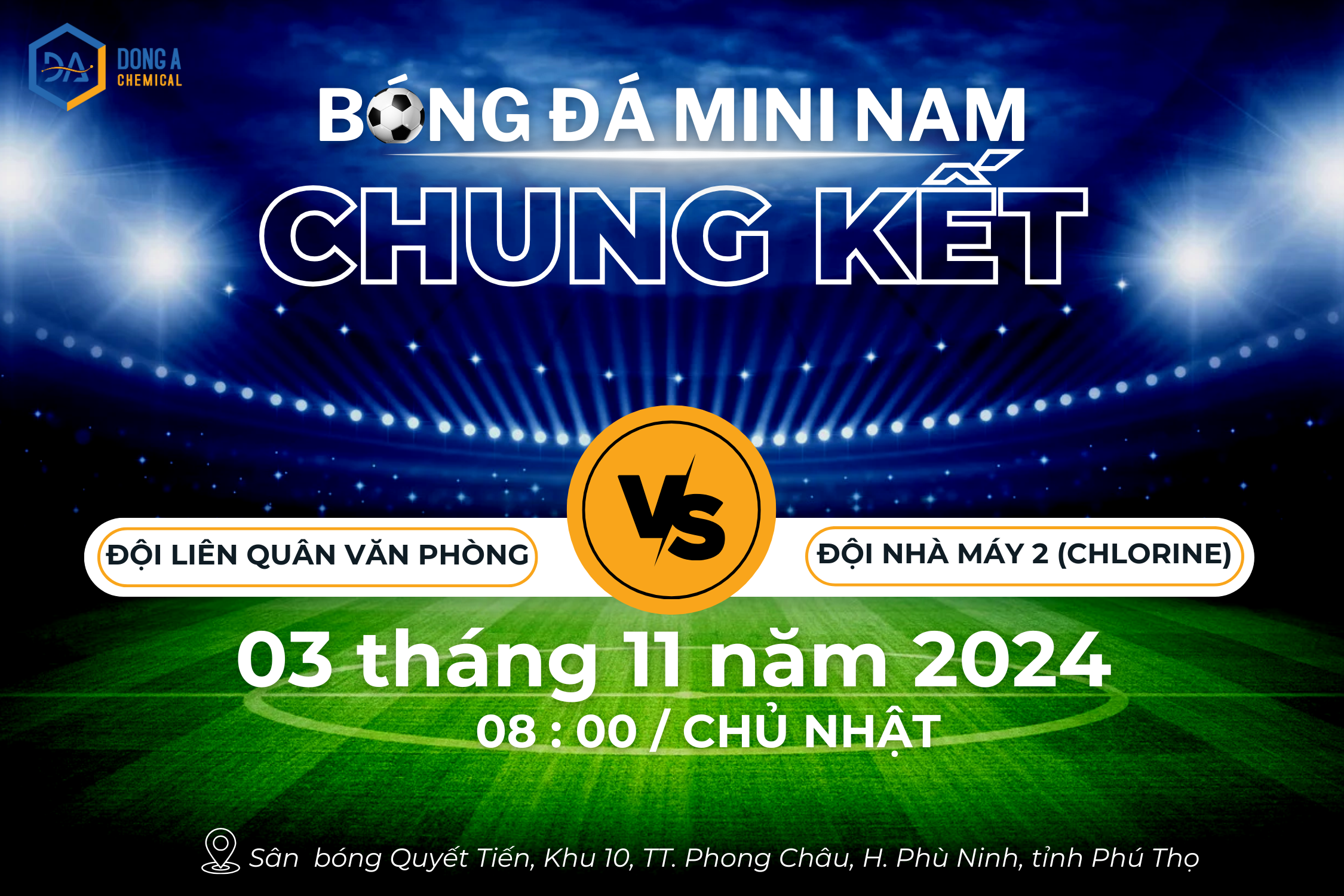 Trận chung kết giải bóng đá mini nam 2024 Đông Á